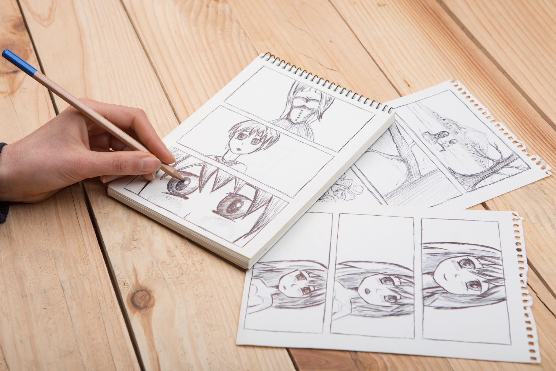 Case Study - Incloud Manga Creation Tool background